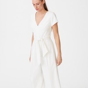 club monaco jumpsuit white